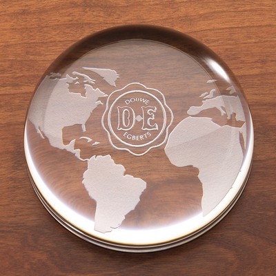 Personalized Crystal Dome Paperweight Gift