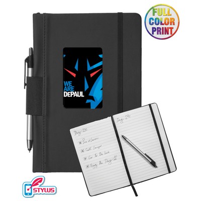 Union Printed - Eco Journal with Stylus Pen - Full Color Dome