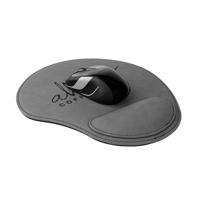 Leatherette Mouse Pad (Gray)