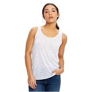 Women's Solid Slub Racerback Tank