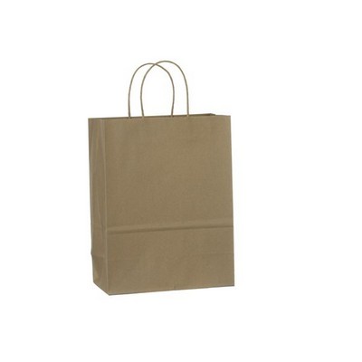Natural Kraft Paper Missy Shopping Bag (10"x5"x13")