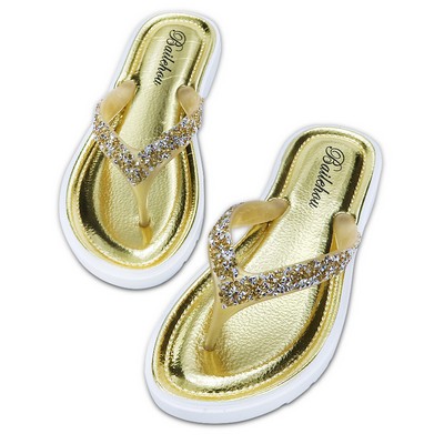 Shinning Crystal PVC Slipper