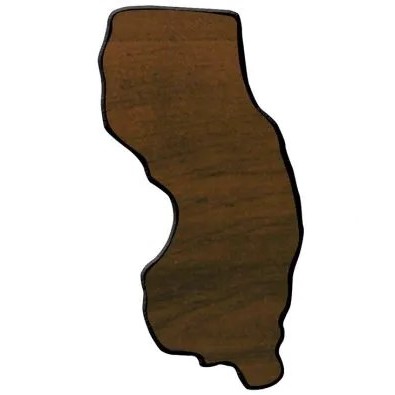 New Jersey State Shaped Plaque (6¼"x11½")