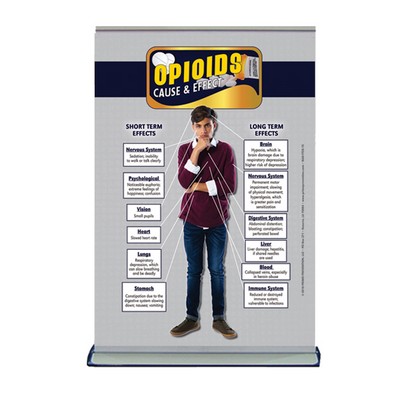 Opioids Table Top Retractable Banner