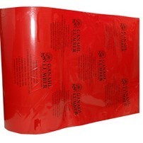 Red, 20" plastic, danger flag