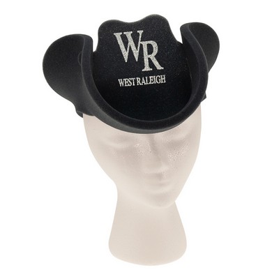 Cowboy Hat Foam Visor (12.5")