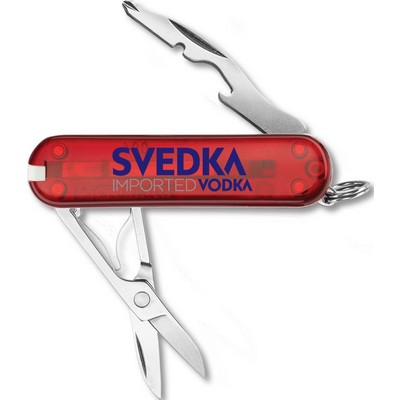 Swiss Army® Translucent Ruby Red Jetsetter Flight Friendly Knife