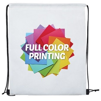 Full Color Non Woven Drawstring Backpack