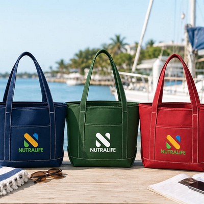 Medium-sized Cotton Boat Tote