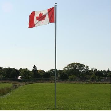 20' Outdoor Brushed Aluminum Flagpole Kit