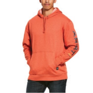 Ariat® Rebar™ Graphic Men's Volcanic Heather Hoodie