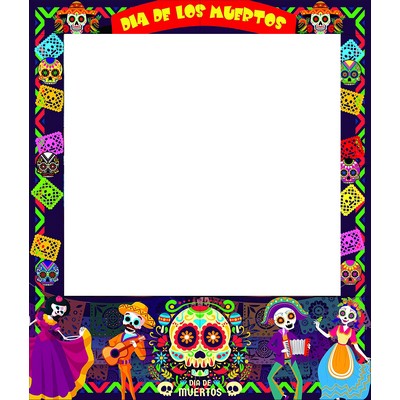 'Day of the Dead' Party Photo Frame Prop, 35 X 30"