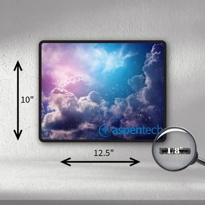 High Resolution Dye Sublimated Gaming Mat with Fabric Surface & Stitched Edge (10"x12.5"x1/8")