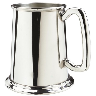 Salisbury Pewter Glass Bottom Tankard