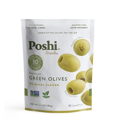 Premium Green Olive Snack Pack