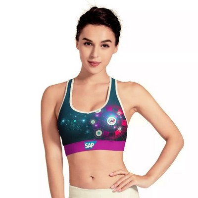 Women Sports Bras w/Full Color Printing