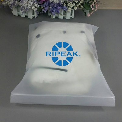 15.8 x 19.7" Matte Frosted Resealable Plastic Bags Zip-Lock Seal Storage Pouch