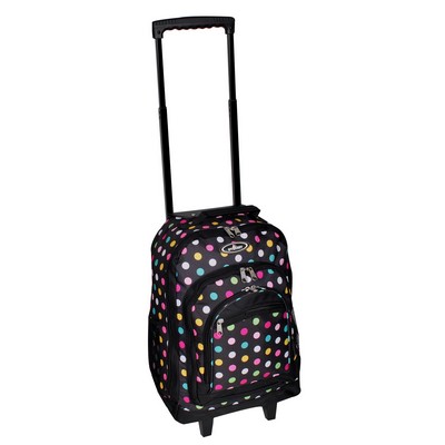 Polka Dot Everest® Wheeled Backpack with Pattern, 29L