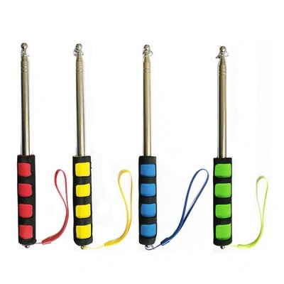 Stainless Steel Retractable Handheld Flagpole