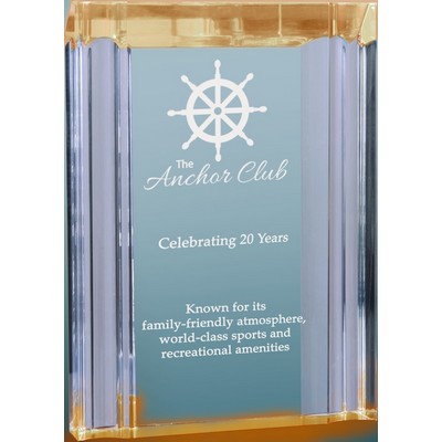 5" x 7" Gold Channel Acrylic Award