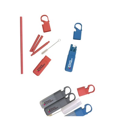 Reusable Wheat Straw Kit W/ Travel Case