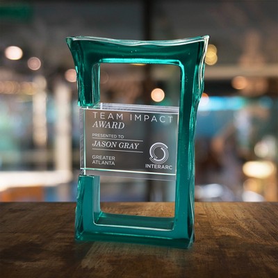 Delta Teal Award 7-1/4"