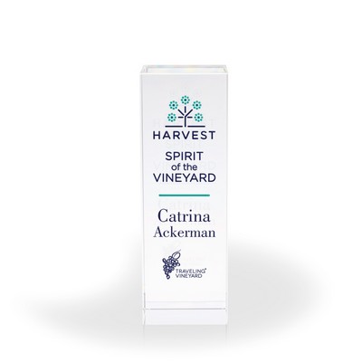 Alexis Clear Crystal Column, Large - UV Printed