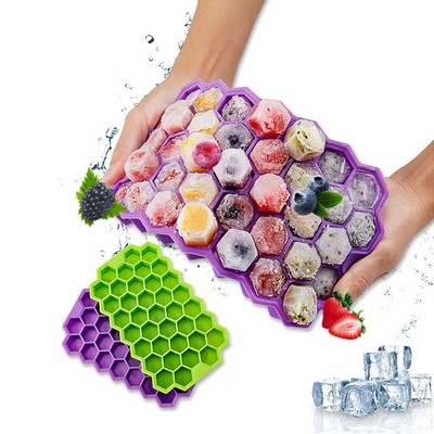 Silicone Ice Cube Mold With Lid