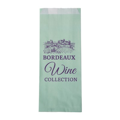 One-color Colored Paper Bag Green (5" x 12" x 2")