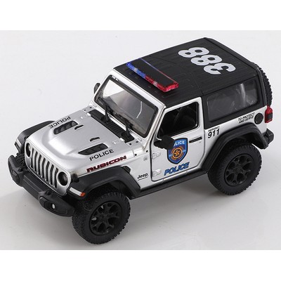 5" 2018 Jeep® Wrangler Rubicon Police Hard Top Die Cast