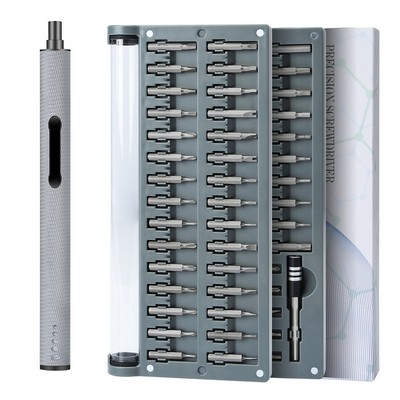 59" 1 Electric Light-emitting Cordless Precise Screwdriver Repair Tool