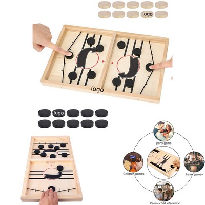Desktop Wooden Hockey Table Game