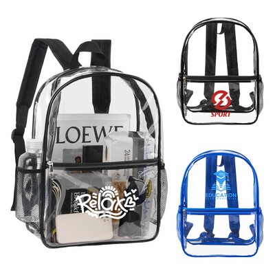 Heavy Duty Multi-Function PVC Transparent Backpack