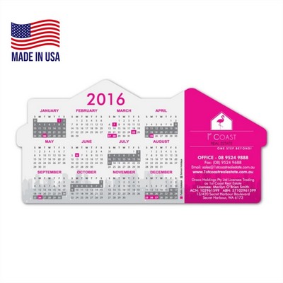 20 Mil USA Made House Shaped Magnet