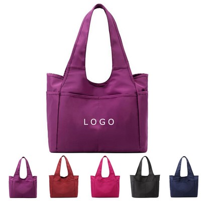 Nylon Waterproof Shoulder Tote Bag
