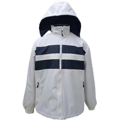 Adult Water Resistant Outerwear Jacket w/Detachable Hood