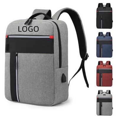 Business Backpack with USB Charging Port