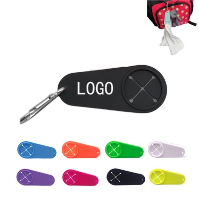 Silicone Towel Holder with Carabiners