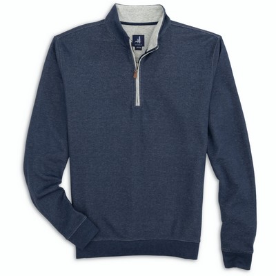 Johnnie-O Men's Sully Quarter Zip Collegiate Pullover Shirt