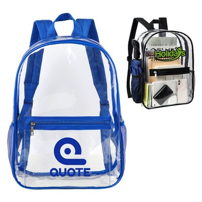 Heavy Duty Security Clear PVC School Backpack