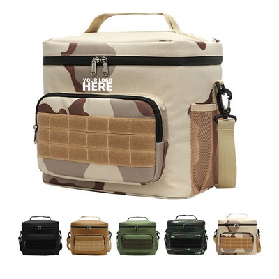 Leakproof Reusable Lunch Bag w/Molle Webbing