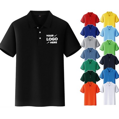 Women's Solid Interlock Polo Shirt