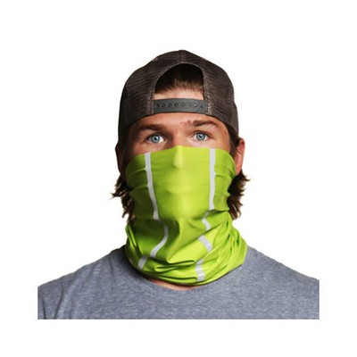 Hi Viz Safety Double Reflective Tape Neck & Face Gaiter