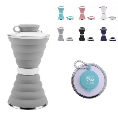 16 Oz. Collapsible Water Bottle