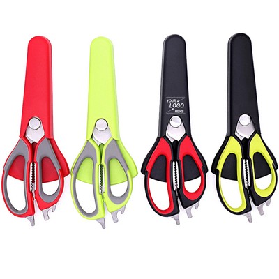 Multi-Functional Stainless Steel Kitchen Scissors