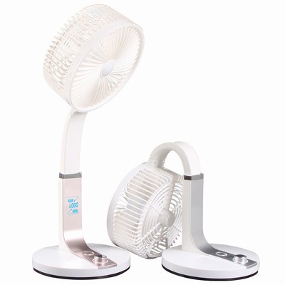 Portable USB Foldable Fan with LED Light