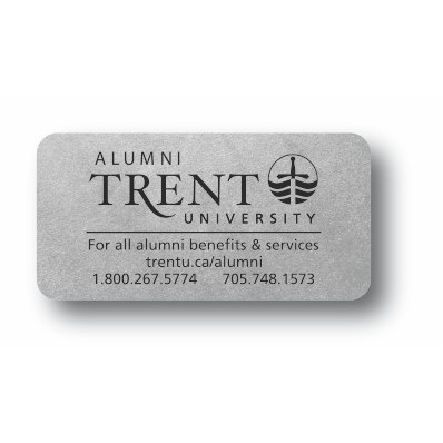 Silver Foil Paper Stickers (1.5" x 2.5" Rectangle)