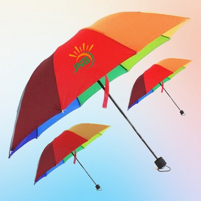 Promotional Spectrum Foldable Umbrella