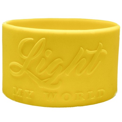 1.5" Embossed Wristbands
