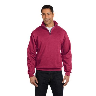 Jerzees 8 Oz., 50/50 NuBlend&reg; Quarter-Zip Cadet Collar Sweat